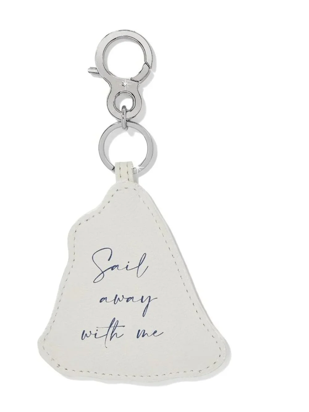 Brighton Sail Boat Handbag Fob  E1872M  $65 NWT front/back 1